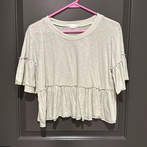 Womens altard state green blouse